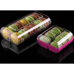 Porta Macarons Macadò Silikomart (6/12 Posti) – Scatola in Plastica Trasparente
