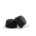 1000 o 5000 Pirottini bon bon neri in carta forno antiaderente ø2,7xh1,7 cm