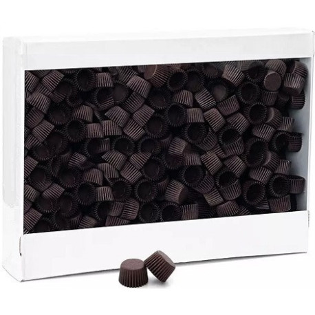 5000 Pirottini mini bonbon marroni in carta forno per confetti diametro 2 cm altezza 1,4 cm