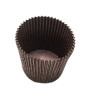 Pirottini mini bonbon marroni in carta forno per confetti diametro 2 cm altezza 1,4 cm