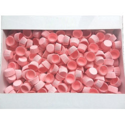 5000 Pirottini Mini Bon Bon rosa in carta forno diametro 2 cm altezza 1,5 cm