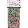 Sacchetti Holly & Trees da Decora: set 20 sacchetti in plastica per alimenti con decori natalizi 12,5 +3 x h 24 cm