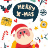 20 Buste sacchetto Buon Natale con Babbo Natale e decori natalizi 12,5 +3 x h 24 cm 20 Buste sacchetto Buon Natale con Babbo Natale e decori natalizi 12,5 +3 x h 24 cm