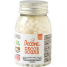 Perle di zucchero color bianco brillante da 100 g diametro 2 mm di Decora