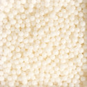 Perle di zucchero color bianco brillante da 100 g diametro 2 mm di Decora