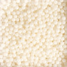 Perle di zucchero color bianco brillante da 100 g diametro 2 mm di Decora