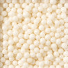 Maxi Perle di zucchero color bianco brillante da 100 g diametro 7 mm di Decora Maxi Perle di zucchero color bianco brillante da 100 g diametro 7 mm di Decora
