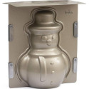 Stampo pupazzo di neve 3D antiaderente 16 x 8,5 x h 20 cm da Decora