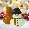 Stampo pupazzo di neve 3D antiaderente 16x8,5xh20 cm da Decora Stampo pupazzo di neve 3D antiaderente 16x8,5xh20 cm da Decora