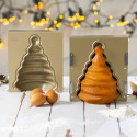 Stampo albero di natale 3D antiaderente 15 x 10 x h 20 cm da Decora
