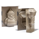 Stampo babbo natale 3D antiaderente 15,5 x 8 x h 20 cm da Decora