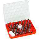 Set di 36 bocchette grandi o punte grandi per decorazione in acciaio inox da Silikomart