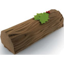Stampo per tronchetto di natale o Bûche Wood di Silikomart