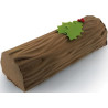 Stampo per tronchetto di natale o Bûche Wood di Silikomart