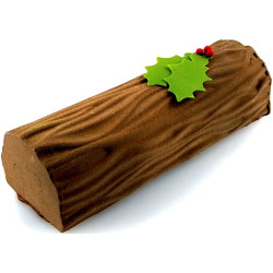 Stampo per tronchetto di natale o Bûche Wood di Silikomart