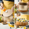 Chiffon Cake o Angel Cake in metallo antiaderente rose gold line da 20,5 cm di Decora Chiffon Cake o Angel Cake in metallo antiaderente rose gold line da 20,5 cm di Decora