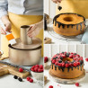 Chiffon Cake o Angel Cake in metallo antiaderente rose gold line da 20,5 cm di Decora Chiffon Cake o Angel Cake in metallo antiaderente rose gold line da 20,5 cm di Decora