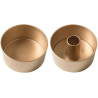 Chiffon Cake o Angel Cake in metallo antiaderente rose gold line da 20,5 cm di Decora Chiffon Cake o Angel Cake in metallo antiaderente rose gold line da 20,5 cm di Decora