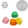1000 Pirottini Mini Bon Bon colori assortiti in carta diametro 2 cm altezza 1,5 cm 1000 Pirottini Mini Bon Bon colori assortiti in carta diametro 2 cm altezza 1,5 cm