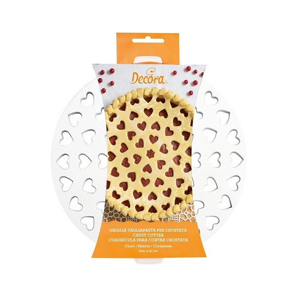 Tagliapasta incisione San Valentino Cuori 6/8cm Set/3 Wilton