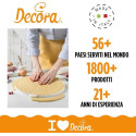 Griglia a cuori per crostata da 30 cm Decora: stampo a griglia in plastica per decorare crostate di diametro 30 cm da Decora