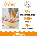 Griglia a cuori per crostata da 30 cm Decora: stampo a griglia in plastica per decorare crostate di diametro 30 cm da Decora