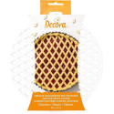 Griglia Tagliapasta Crostata Decora Ø30 cm | Reticolo Classico in Plastica | Dolce e Salato