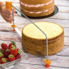 Dividi torta con lama seghettata per torte a strati da Decora Dividi torta con lama seghettata per torte a strati da Decora