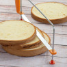 Dividi torta con lama seghettata per torte a strati da Decora Dividi torta con lama seghettata per torte a strati da Decora