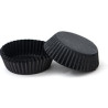 2500 Pirottini Tartelletta bassa nera in carta forno diametro 4 cm altezza 1,5 cm