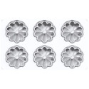 Kit 3D Tarte Ring Bloom per 8 Crostatine Fiorite: 1 stampo ed 8 anelli da 8 cm di Silikomart
