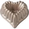 Beatrice Decora: stampo in alluminio pressofuso per torte a cuore di dimensioni 28x27xh10 cm Beatrice Decora: stampo in alluminio pressofuso per torte a cuore di dimensioni 28x27xh10 cm