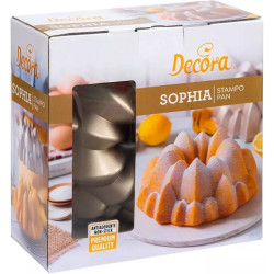 Sophia di Decora: stampo ciambella in alluminio pressofuso ø24 x h 10 cm
