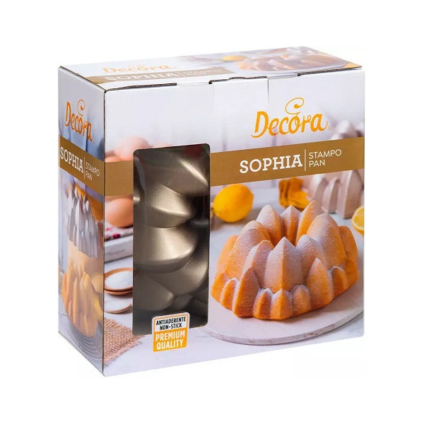 Sophia di Decora: stampo ciambella in alluminio pressofuso ø24 x h 10 cm