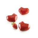 Amorini Origami 110 ml stampo 6 cuori sfaccettati 74x84xh35 mm con cutter Silikomart