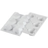 Amorini Origami 110 ml di Silikomart: stampo 6 cuori sfaccettati 74x84 h 35 con cutter Amorini Origami 110 ml di Silikomart: stampo 6 cuori sfaccettati 74x84 h 35 con cutter