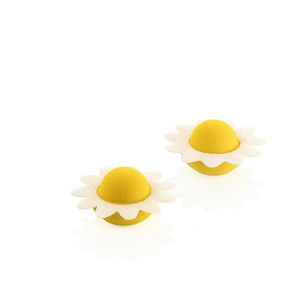 Stampo Daisy 60 Silikomart: stampo in silicone 8 margherite con cutter