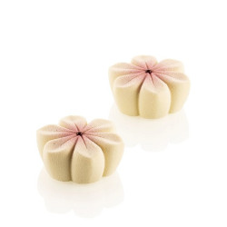 Hana 87 Silikomart (Ø7,2×H3cm) – Stampo in Silicone per 6 Monoporzioni a Forma di Fiore