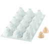 Chantilly 30 Silikomart: stampo 15 mini porzioni da 4,7 cm e h 4,2 cm in silicone bianco da Silikomart Chantilly 30 Silikomart: stampo 15 mini porzioni da 4,7 cm e h 4,2 cm in silicone bianco da Silikomart