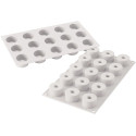 Sushi Roll Silikomart: stampo in silicone bianco per 15 rotolini mignon da 4 cm ed h 2,5 cm