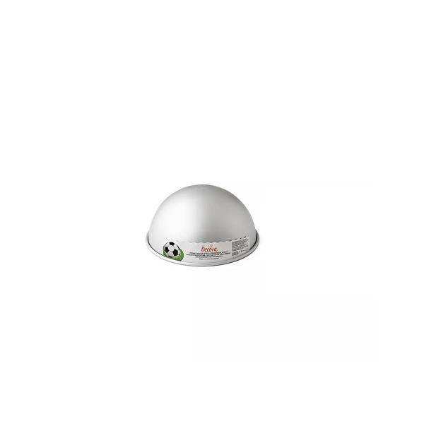 Stampo mezza sfera in alluminio anodizzato per zuccotti di diametro 20 cm da Decora