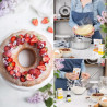 Ciambellone o Donut Decora: stampo in acciaio antiaderente diametro 27 cm ed altezza 8,5 cm Ciambellone o Donut Decora: stampo in acciaio antiaderente diametro 27 cm ed altezza 8,5 cm