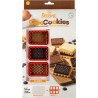 Set CiocCookies Classic Decora: un tagliapasta in plastica per le gallette e uno stampo per piastre di cioccolato