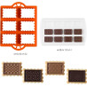 Set CiocCookies Classic Decora: un tagliapasta in plastica per le gallette e uno stampo per piastre di cioccolato Set CiocCookies Classic Decora: un tagliapasta in plastica per le gallette e uno stampo per piastre di cioccolato