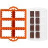 Set CiocCookies Classic Decora: un tagliapasta in plastica per le gallette e uno stampo per piastre di cioccolato Set CiocCookies Classic Decora: un tagliapasta in plastica per le gallette e uno stampo per piastre di cioccolato