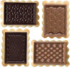 Set CiocCookies Classic Decora: un tagliapasta in plastica per le gallette e uno stampo per piastre di cioccolato Set CiocCookies Classic Decora: un tagliapasta in plastica per le gallette e uno stampo per piastre di cioccolato