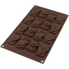 Stampo cioccolatini Choco Tags in Love in silicone SF196 da Silikomart Stampo cioccolatini Choco Tags in Love in silicone SF196 da Silikomart