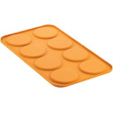 Stampo Erbetta Silikomart Linea Naturae: 8 forme di prati fioriti in silicone giallo