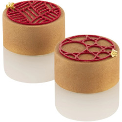 Snowball Silikomart: tappeto in silicone per 6 decori a forma di palla di neve 40 x 8 x h 0,3 cm