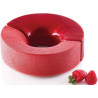 Stampo Incontro 750 Silikomart: stampo ciambella in silicone 16 x h 5 cm con separatore in plastica Stampo Incontro 750 Silikomart: stampo ciambella in silicone 16 x h 5 cm con separatore in plastica